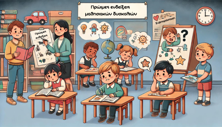 Πρώιμες ενδείξεις μαθησιακών δυσκολιών