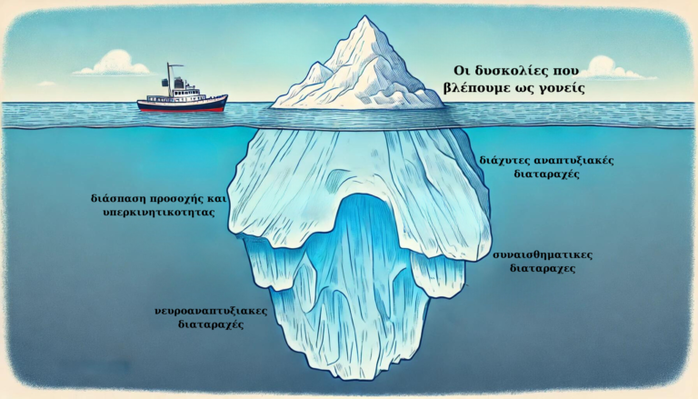 Η κορυφή του παγόβουνου